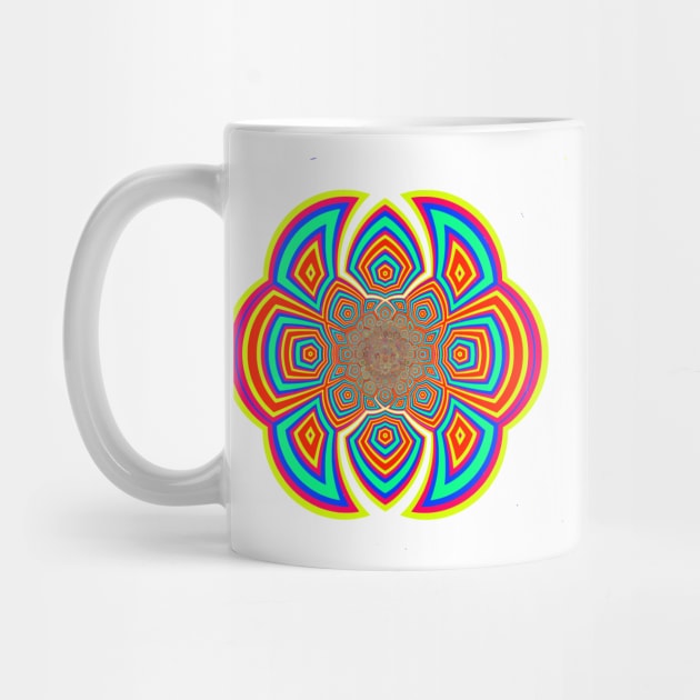 Fractal color pattern design by Pikmi